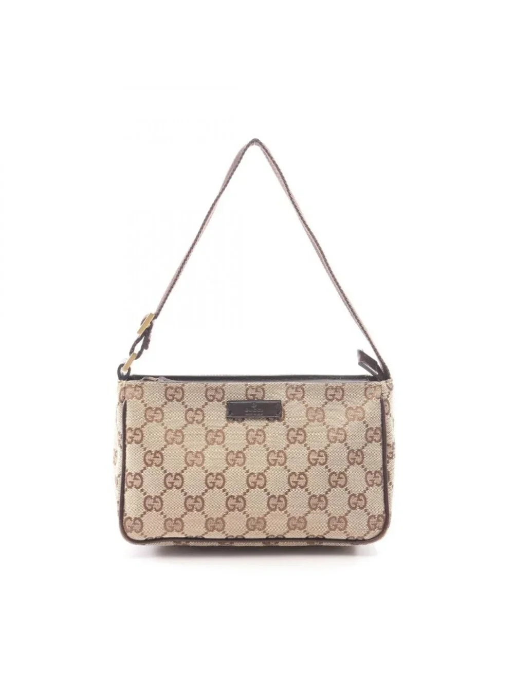 Gucci Handbag GG Canvas Beige Brown Accessory Sally Pouch